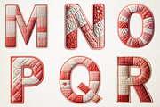Valentine Patchwork Alphabet PNG, an Illustration by RobertsArt (Thumbnail 4 of 7)