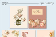 Hello Spring(Vintage Set), a Seasonal Illustration by Collection by VY (Thumbnail 8 of 13)