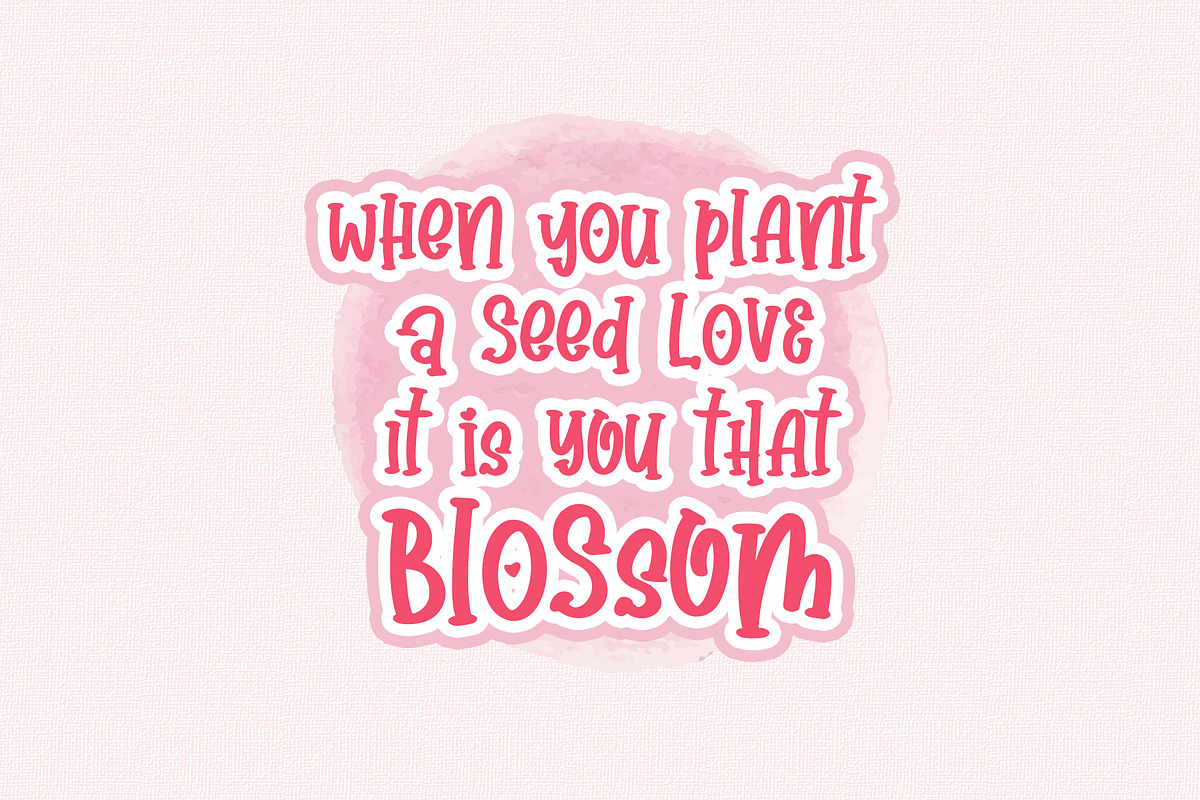 Spring Whisper - Handwritten Font preview 2