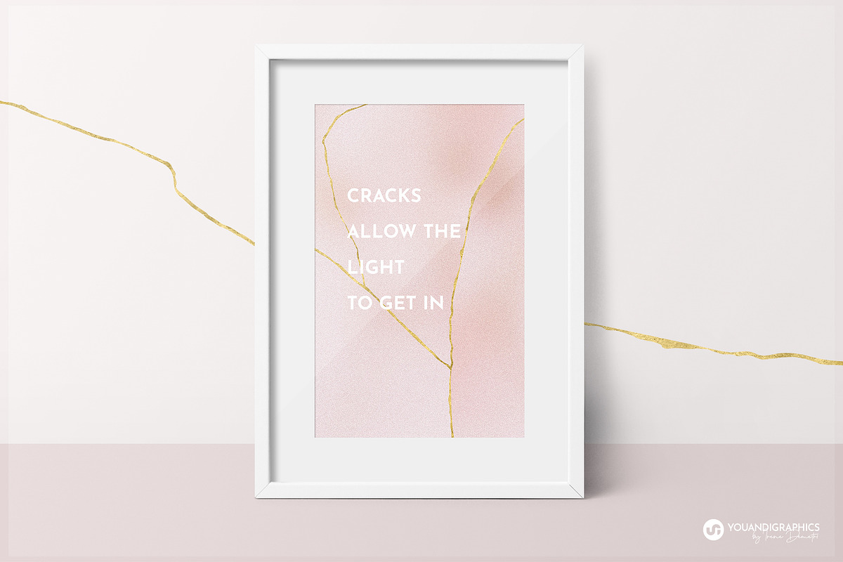 Kintsugi Gradient Backgrounds, a Texture Graphic by Youandigraphics (Photo 6 of 17)