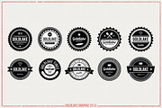 20 Circle Badges, an Object Graphic by GOLDLAKE GRAPHIC (Thumbnail 2 of 3)