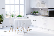 Tablecloth mockup set 02, a Mockup by Easy Mocks (Thumbnail 3 of 9)