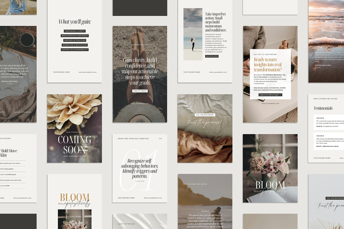 Canva Templates Social Media Posts, a Social Media Template by DESIGN BY nube (Photo 1 of 10)