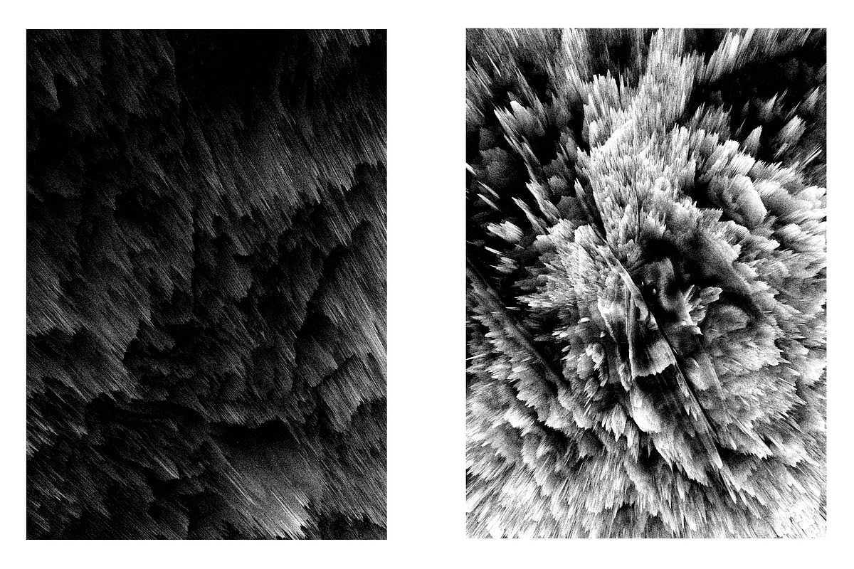 Abstract Halftone Explosions Vol. 1, a Texture Graphic by AL's Design ...