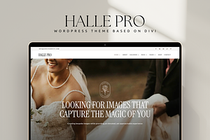 Photography Halle WordPress Divi 5, a WordPress Template by Lovely Confetti