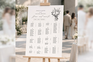 Modern Elegant Alphabetical Canva bd, a Poster Template by TyphoonStudio