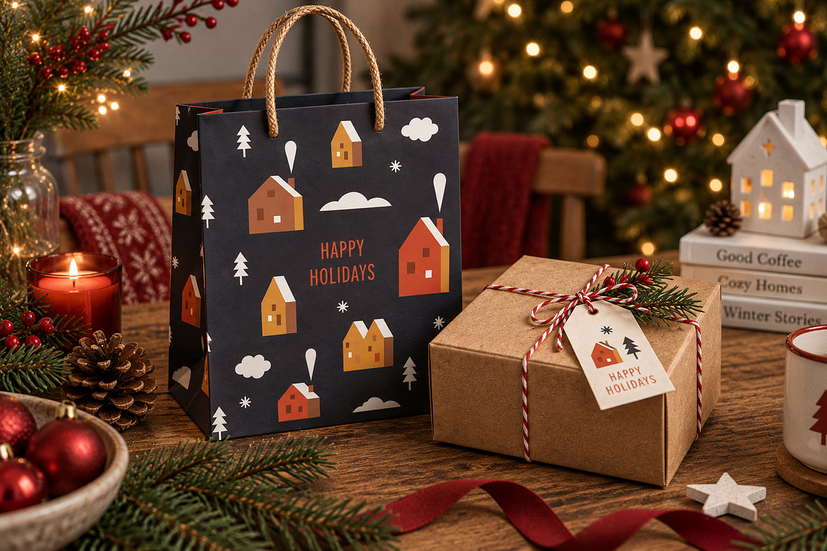Christmas Illustration Set, a Seasonal Illustration by lenlis (Photo 6 of 8)