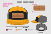 Hat Template - 7 Panel Hat, a Hat Mockup by Template Haven (Thumbnail 4 of 10)