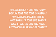 Chiloda Kasila - Kids Font, a Sans Serif Font by Iqsiart Studio (Thumbnail 3 of 6)