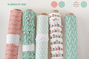 Christmas homes set, an Animal Illustration by Cozy pattern shop (Thumbnail 7 of 10)