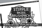 Stipple Brush Brushpack - Procreate, a Brush Add-On by Studio FabianFischer (Thumbnail 1 of 8)