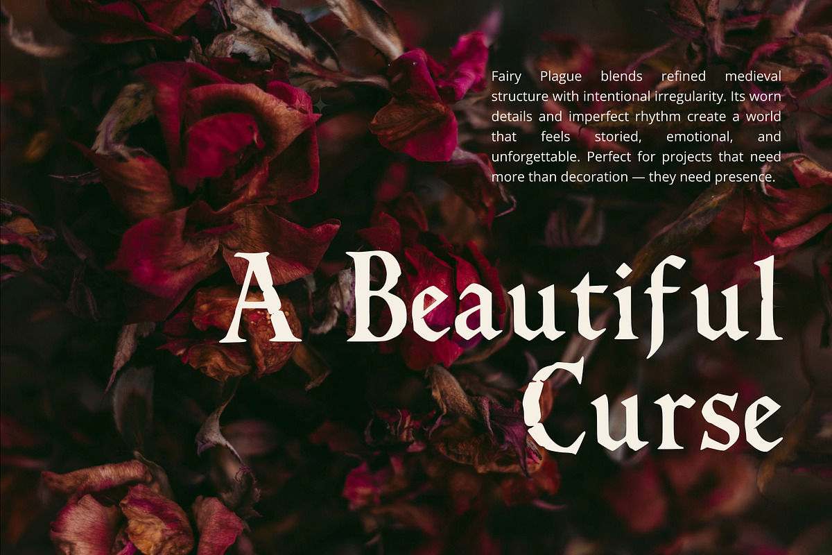 Dark Fairytale Display Serif Font, a Font by foxsong (Photo 2 of 6)