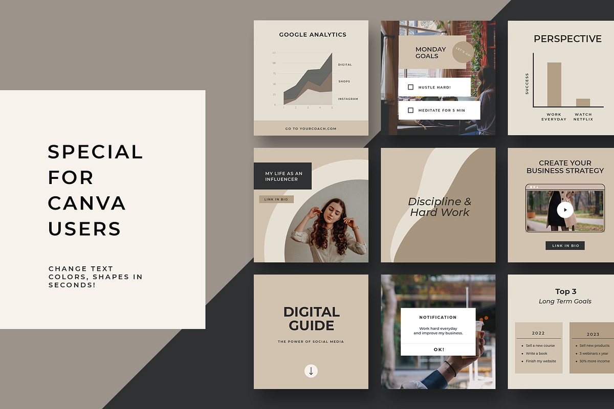Coach Social Media Kit, a Social Media Template by Design District (Photo 6 of 21)
