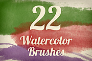 Watercolor Strokes Brush Pack 2, a Brush Add-On by Design Panoply (Thumbnail 1 of 5)