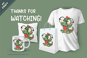 Cute cartoon dino. T-Shirt, PNG, SVG, an Animal Illustration by KENO Mascots (Thumbnail 3 of 3)