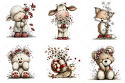 Spring Animals Clipart Png Bundle, an Illustration by Craft Nest (Thumbnail 3 of 8)
