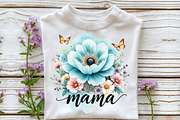 Boho Floral Mama Mother's Day Png, an Illustration by Sublimation Artist (Thumbnail 5 of 9)