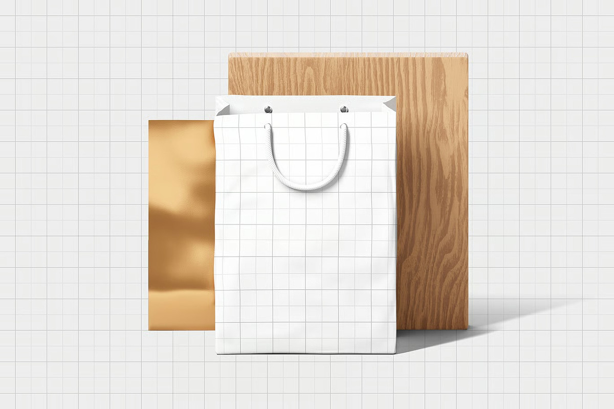 Shopping Bag Mockup, a Packaging Mockup by zpackcreative (Photo 4 of 4)