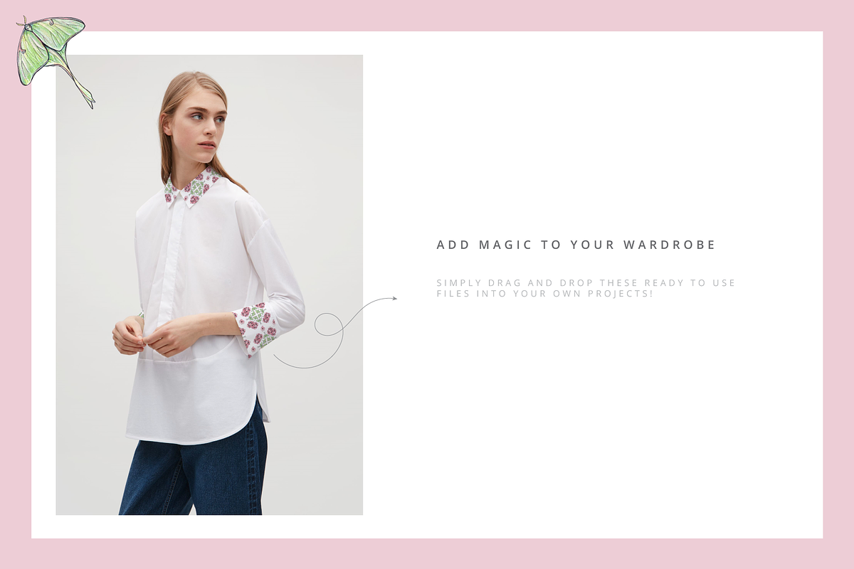 Ethereal Graphic Set & Fonts, an Animal Illustration by Riveros Illustration (Photo 10 of 14)