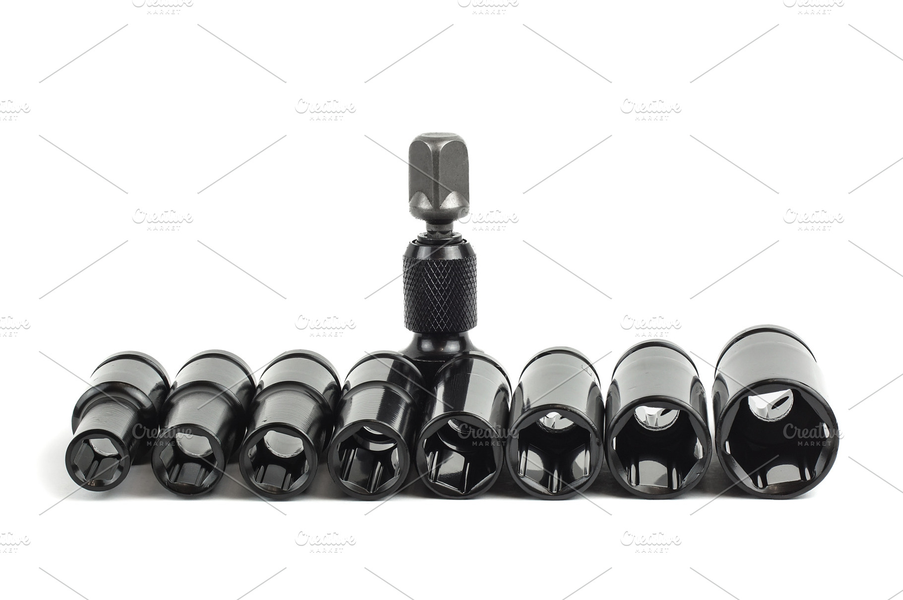 Top view of a set of chrome vanadium, an Industrial Photo by AlexBush