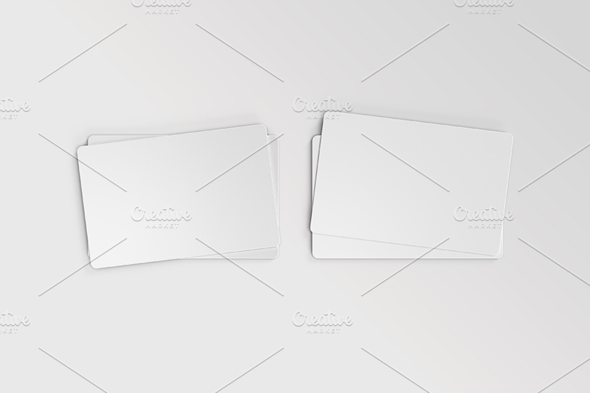 Round Corners Business Card Mockup, an Advertising Mockup by Mockup+ (Photo 13 of 14)