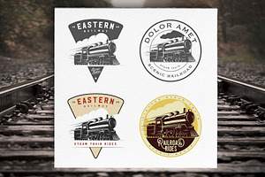 Vintage steam train stuff 