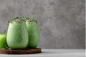 A refreshing blend of micro-green, a Food & Drink Photo by ZinetroN