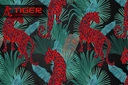 TIGER PRINTS seamless patterns, a Pattern Graphic by ANAKOTO (Thumbnail 4 of 20)