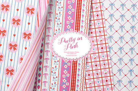 Pretty In Pink | Seamless Patterns, a Pattern Graphic by Essentially Nomadic