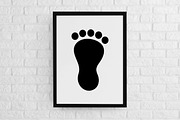 Footprint Silhouette SVG, a Texture Illustration by newminddesign (Thumbnail 2 of 3)