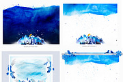 Christmas Night in Forest-WinterSet, an Object Graphic by Graphics, Presets, Photos (Thumbnail 3 of 6)