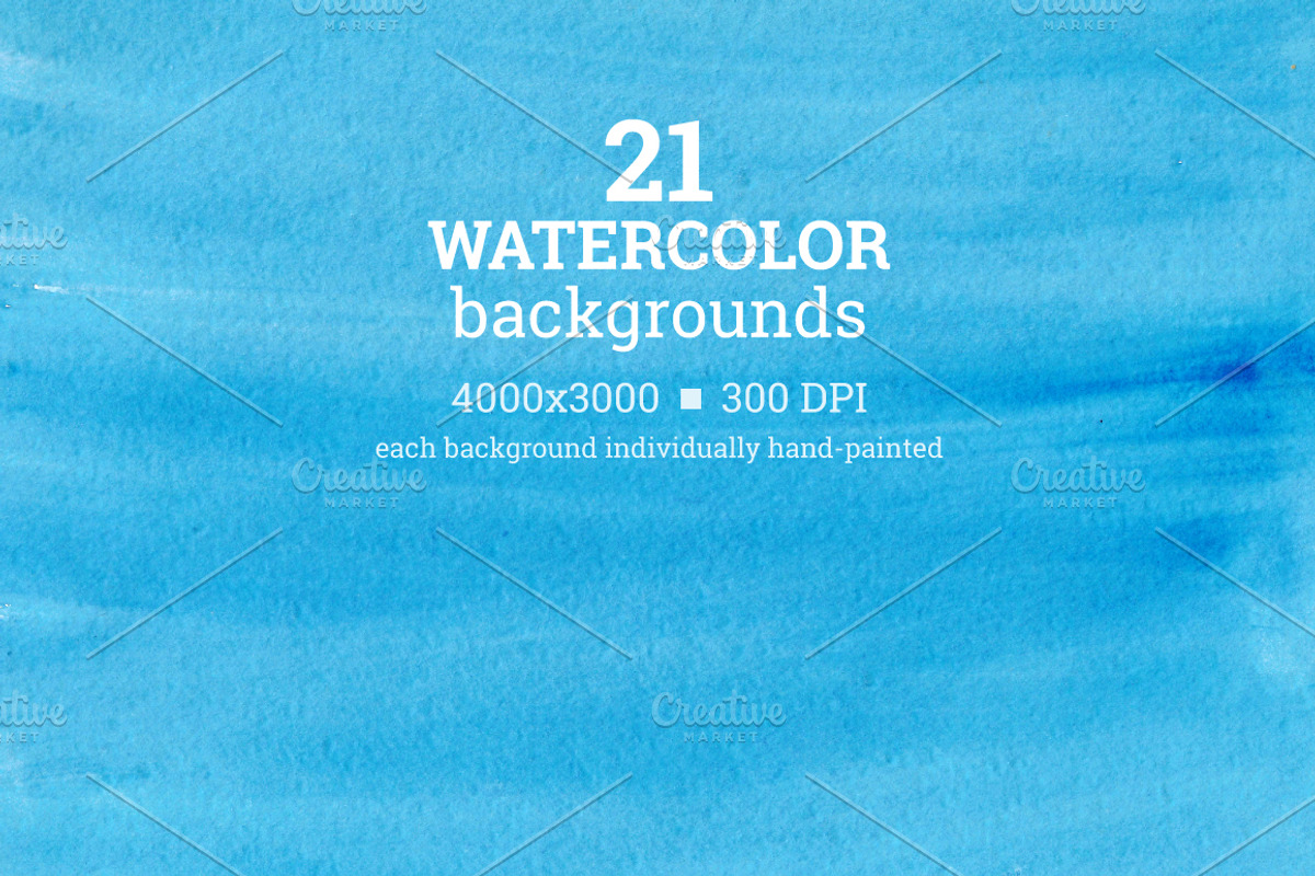 Watercolor backgrounds