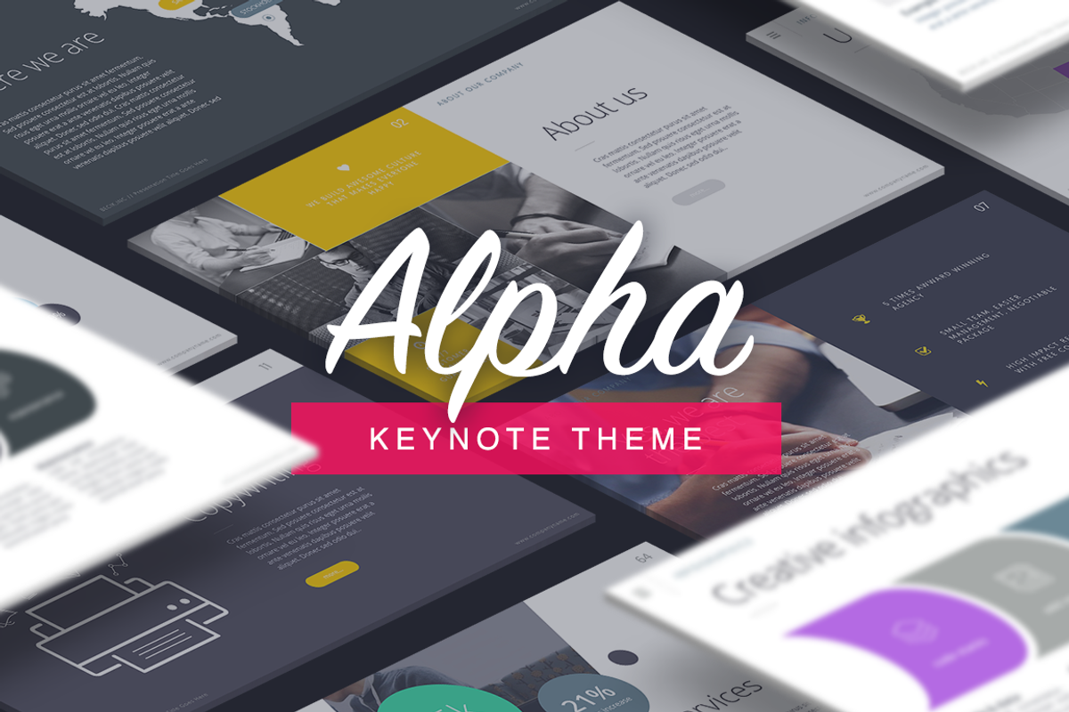 Alpha - Keynote Template, a Presentation Template by Slidehack (Photo 1 of 3)