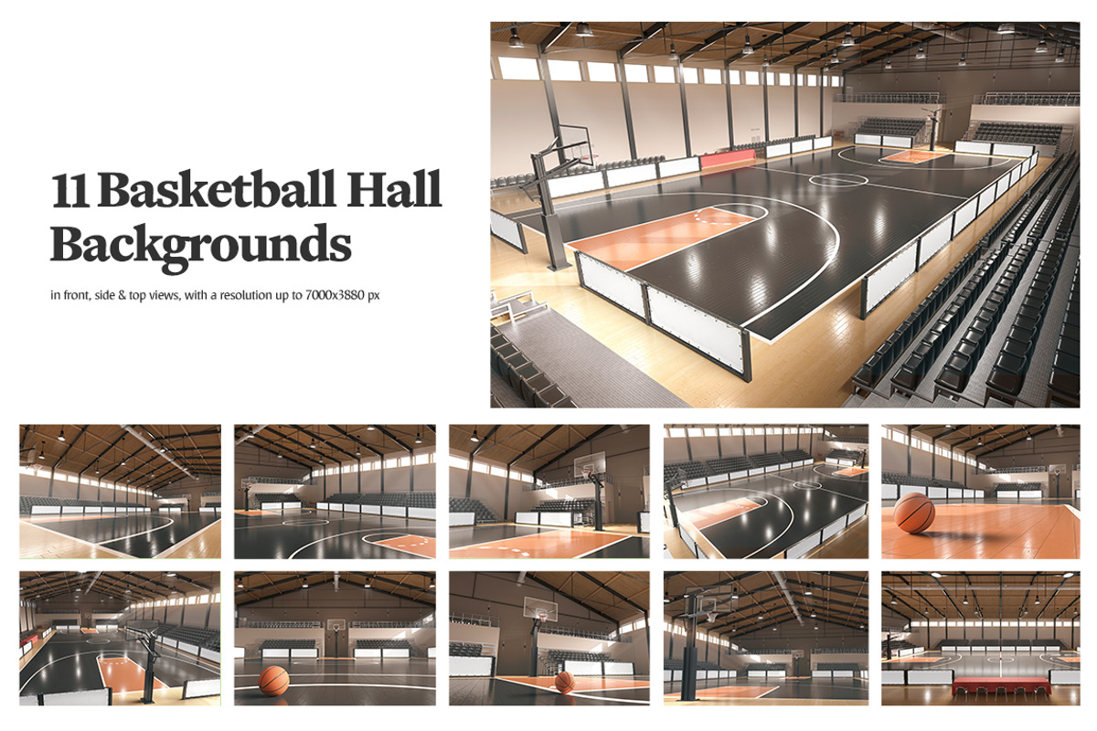 Basketball Hall Backgrounds, a Background Graphic by rebrandy (Photo 3 of 8)