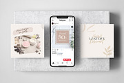 Skincare Instagram Post Canva, a Social Media Template by Boinah Studio (Thumbnail 4 of 6)
