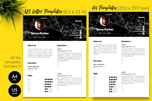 Creative CV Design / Resume - Steve