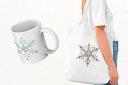 Winter Snowflakes PNG, a Seasonal Illustration by Markicha Art (Thumbnail 3 of 6)