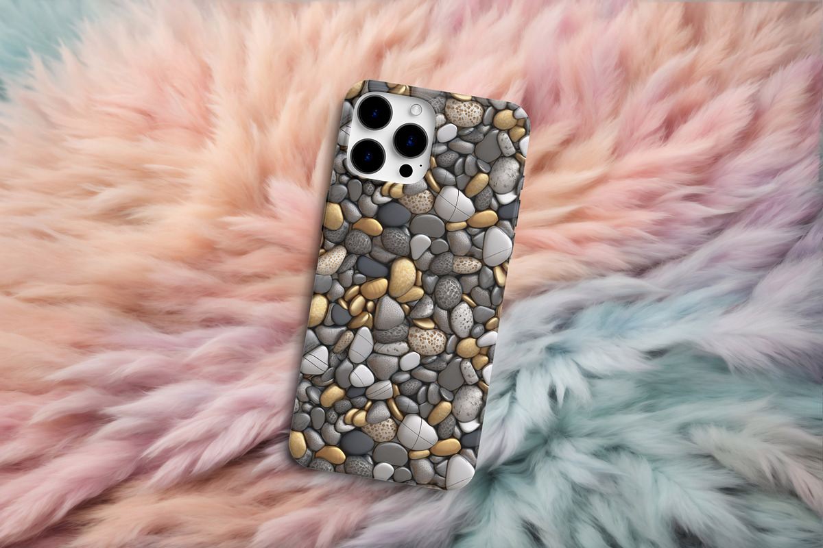 Golden Stones Seamless Pattern, a Pattern Graphic by Forhadx5 (Photo 9 of 9)