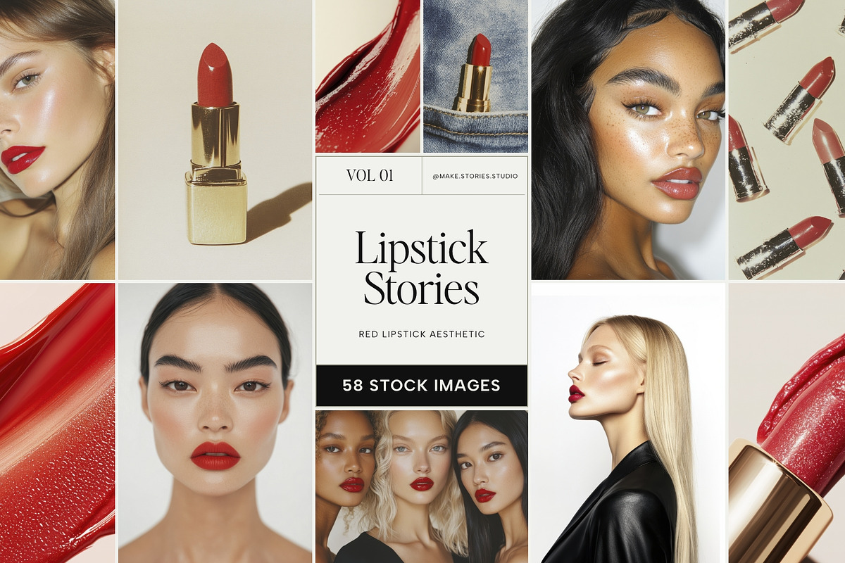 Lipstick Stories Beauty Images, a Beauty & Fashion Photo by Make Stories Studio (Photo 1 of 7)