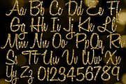 Gold Glitter Letters - Gold Alphabet, an Object Graphic by Paper Element (Thumbnail 2 of 5)