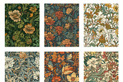 Seamless pattern with flowers, an Illustration by Pundateam (Thumbnail 3 of 5)