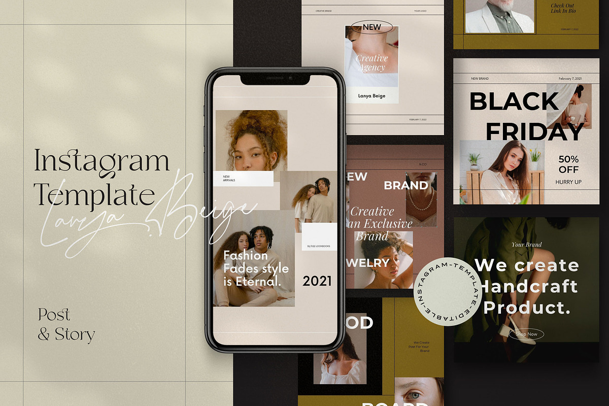 Brand Social Media Pack Canva Bundle, a Social Media Template by Dirtytemp Studio (Photo 3 of 44)