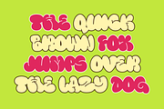 Fanky Bubble Graffiti Typeface, a Font by Fitrah Type (Thumbnail 3 of 12)