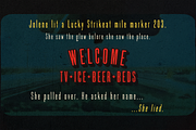 WAYPOST | A Retro Narrow Sans Serif, a Sans Serif Font by Laura Strote Designs (Thumbnail 5 of 8)