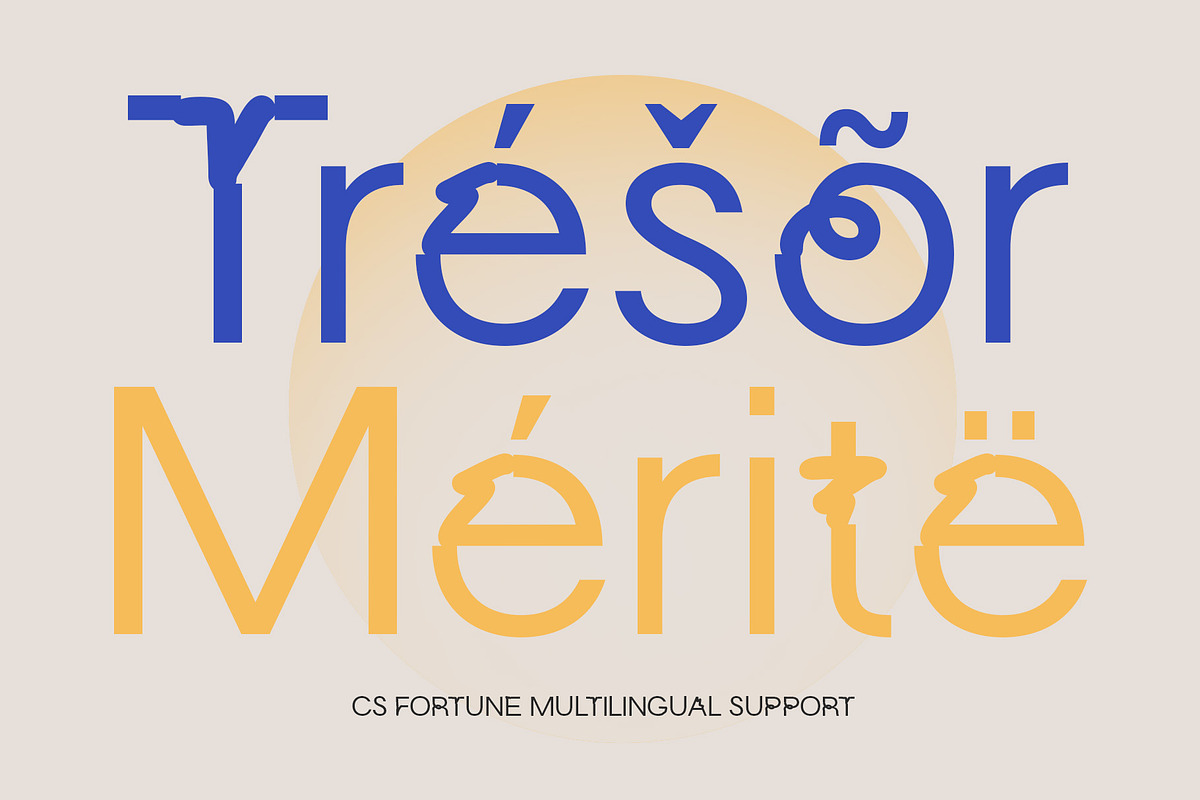 CS Fortune – Display Font, a Sans Serif Font by Craft Supply Co. (Photo 4 of 8)