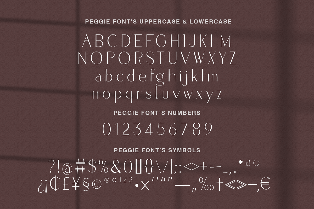Peggie - Light Modern Sans Display, a Sans Serif Font by Cloverons (Photo 14 of 14)