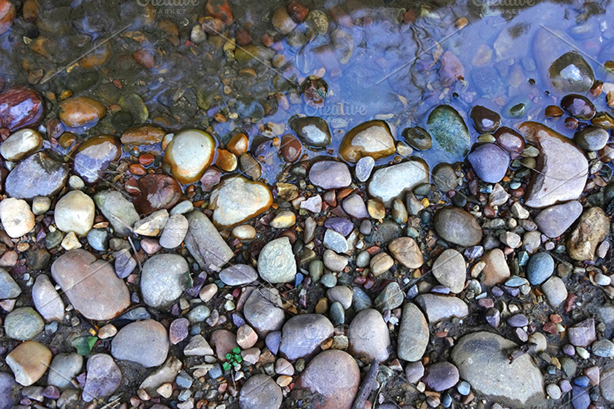 20 Pebbles Textures preview 4