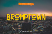 Bromptown, a Script Font by Analogous (Thumbnail 1 of 15)