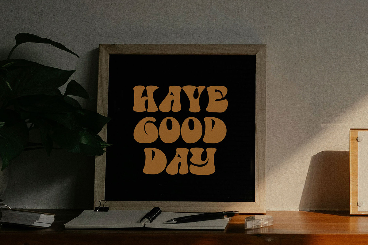 Super Dance Groovy Font, a Slab Serif Font by RantautypeStudio (Photo 8 of 15)