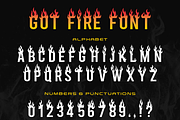 Got Fire Font – A Sizzling Hot Font, a Font by GlitzyGrapix (Thumbnail 5 of 5)